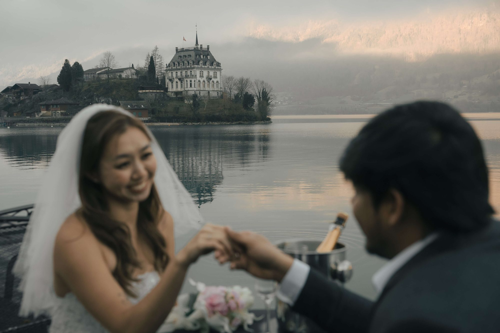 A moment from our wedding
